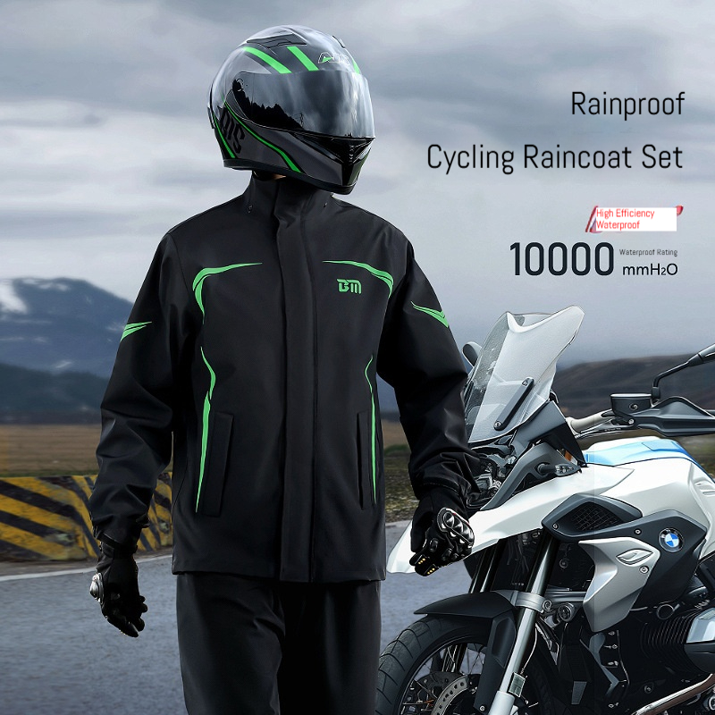 Fishing Rain Suit - 1 Set of Raincoat Rain Pants