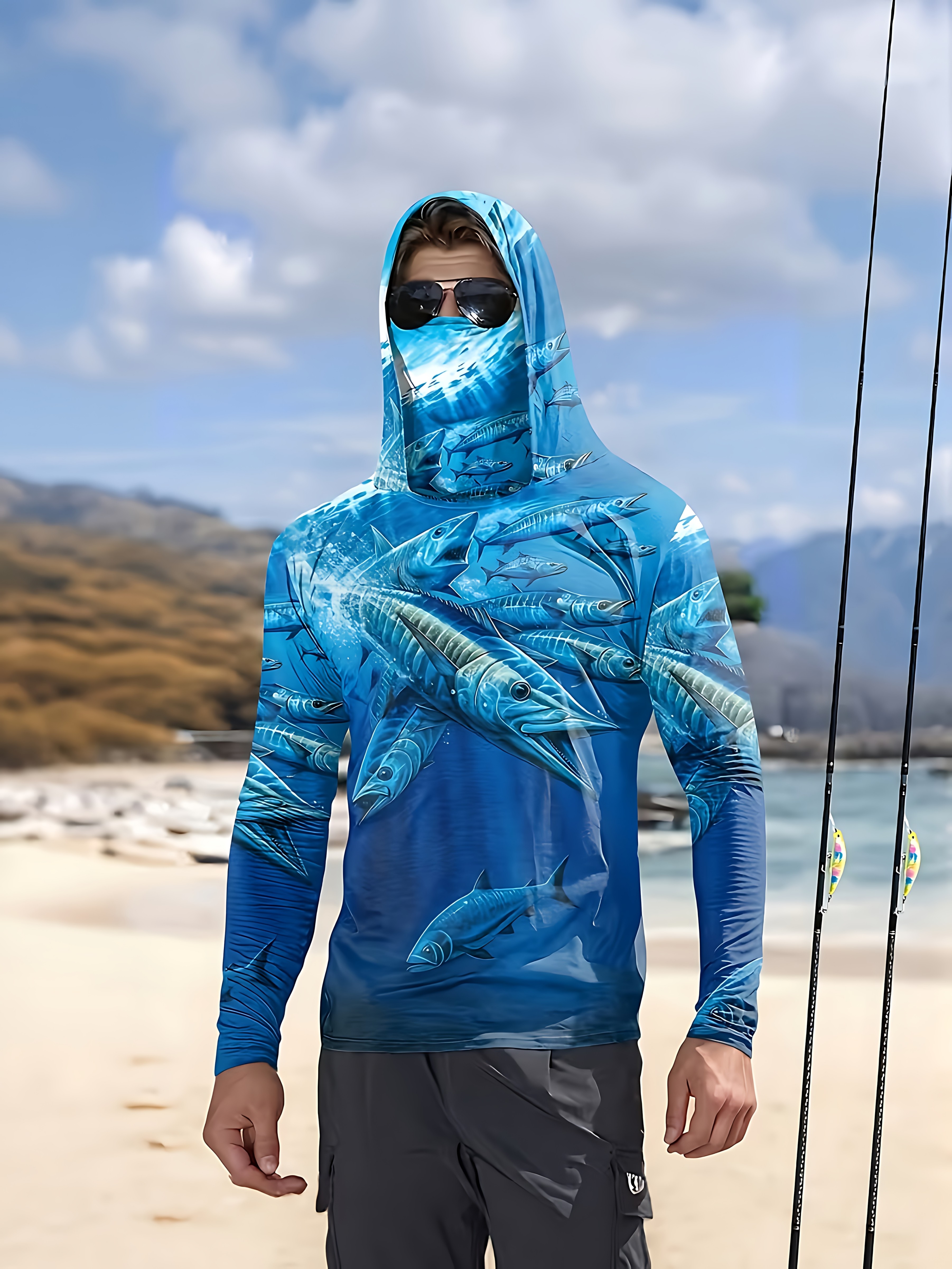 Fishing Shirt Hooded Men Fishi – обзор и цена Fishing Hoodie