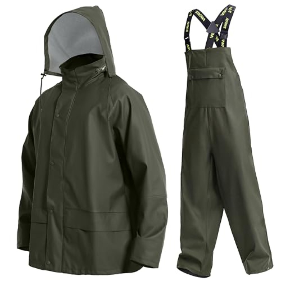 Mens PRO Workwear 3-Piece Wate – обзор и цена Fishing Jacket Waterproof