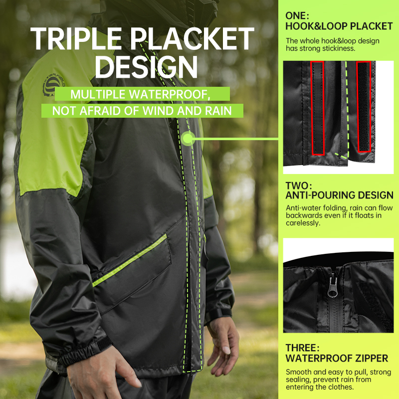 SFK Motorcycle Raincoat Rainpa – обзор и цена Fishing Rain Suit
