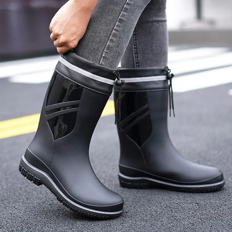 Fashion Men's Medium Tube Rain – обзор и цена Fishing Boots