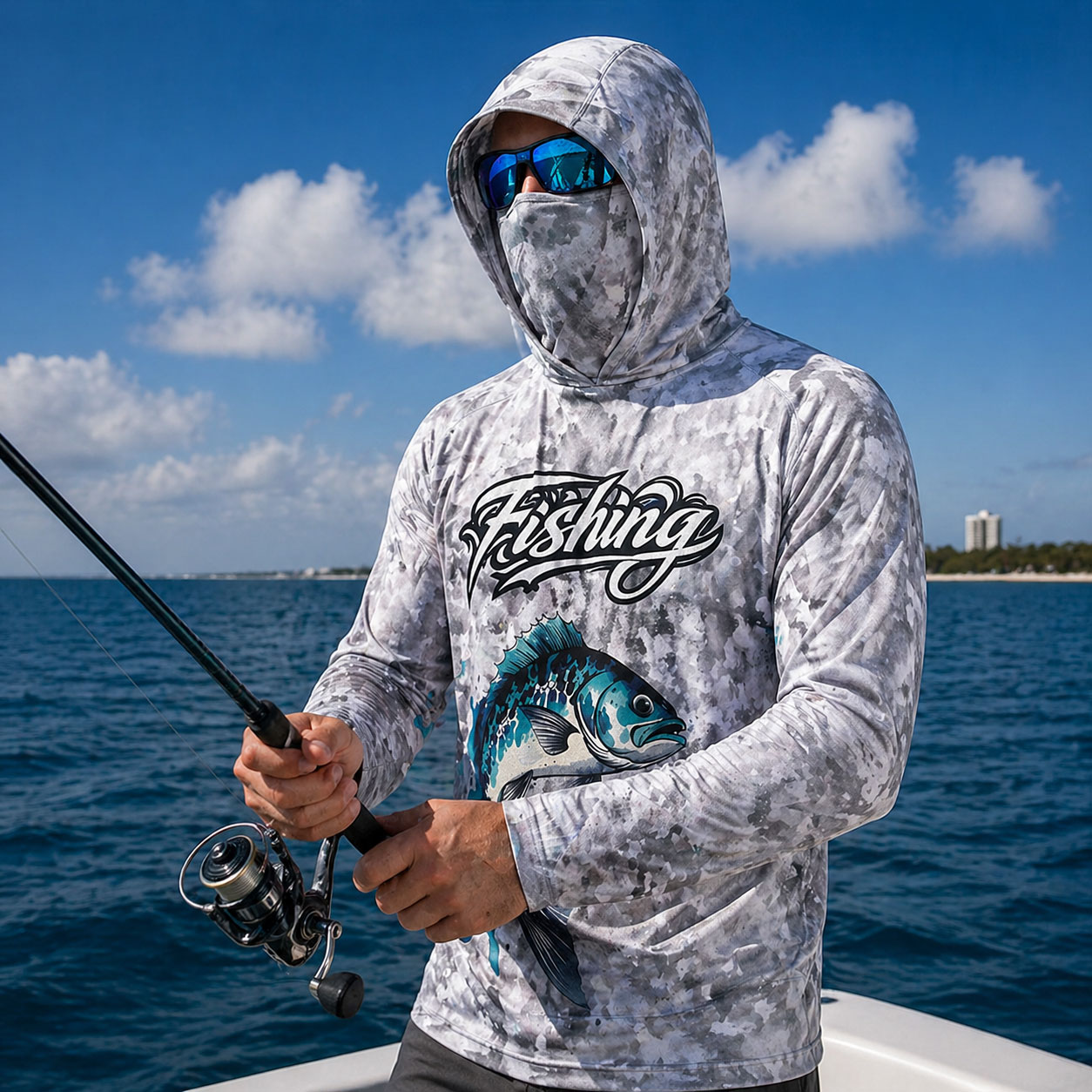Fishing Shirt Hooded Men Fishi – обзор и цена Fishing Hoodie