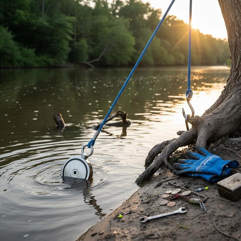 Magnet Fishing Kit, 2000 LBS/9 – обзор и цена Fishing Gloves