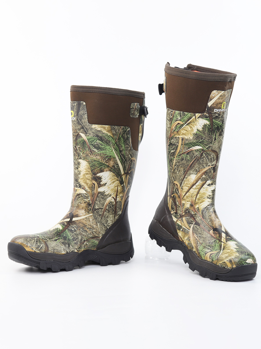 Men's High-Cut Camouflage Rain – обзор и цена Fishing Boots