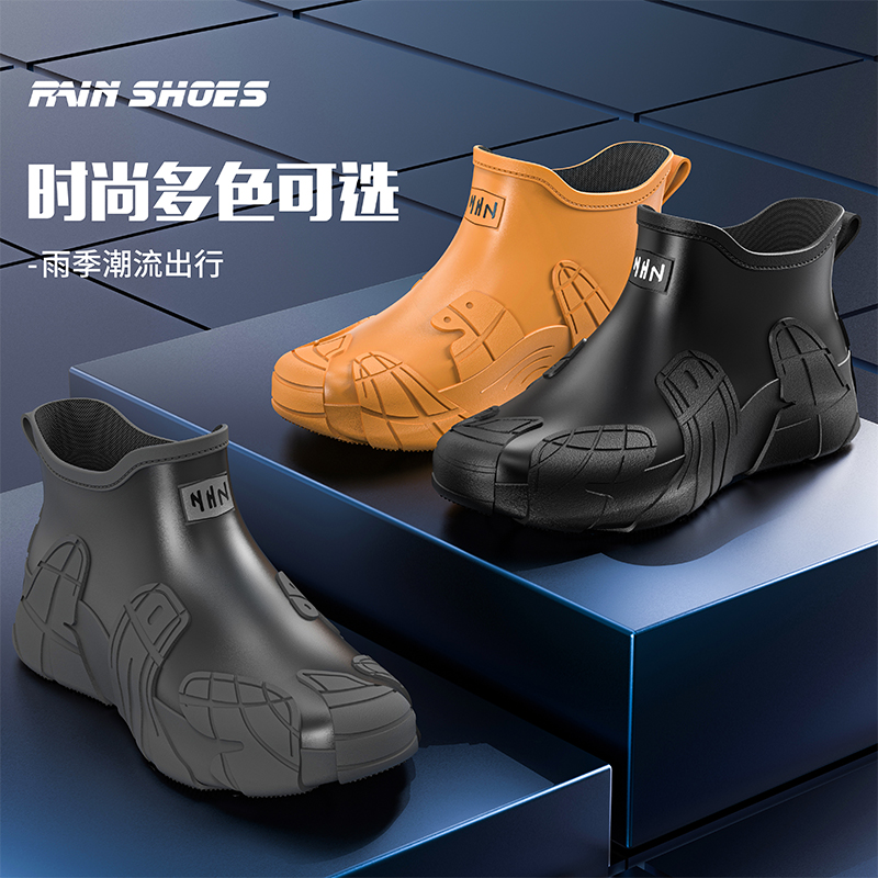 Men Short Outdoor Rubber Rain  – обзор и цена Fishing Boots